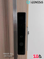 [FREE Installation] 2024 GENESIS Exodus P800Pro/F-Pro 3D Face Slimest Fire-rated Door Lock