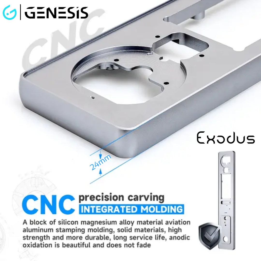 [FREE Installation] 2024 GENESIS Exodus P800Pro/F-Pro 3D Face Slimest Fire-rated Door Lock
