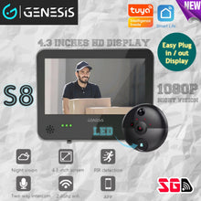 Load image into Gallery viewer, [FREE Installation] GENESIS S8 Wifi Video Doorbell Viewer

