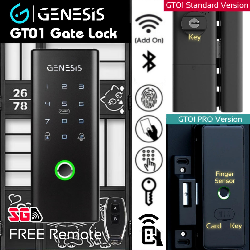 [FREE Installation] GENESIS GT01 / GT01 Pro Grill Gate Lock