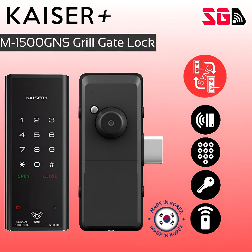 [FREE Installation] KAISER+ M1500GNS Gate Lock