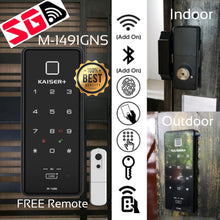 Load image into Gallery viewer, [FREE Installation] Kaiser+ M-1491GNK Slimest Metal Gate / Grill Lock
