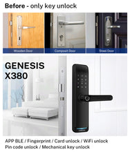Load image into Gallery viewer, [FREE Installation] X380 Smart Mortise Lock
