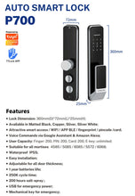 Load image into Gallery viewer, NEW [FREE Installation] GENESIS P700 Fully Automatic Mortise Lock

